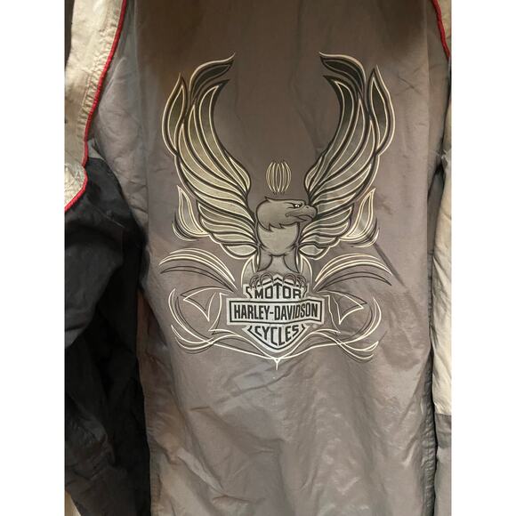 Harley Davidson hooded windbreaker size medium - Picture 2 of 9